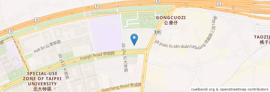 Mapa de ubicacion de 愛寶兒程式學苑 en تایوان, 新北市, 樹林區.