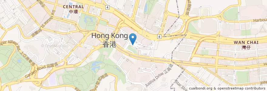 Mapa de ubicacion de simplelife en الصين, غوانغدونغ, هونغ كونغ, جزيرة هونغ كونغ, الأقاليم الجديدة, 中西區 Central And Western District.