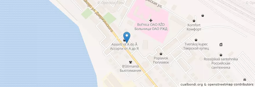 Mapa de ubicacion de Логушина en Rusia, Distrito Federal Central, Óblast De Tver, Бологовский Район, Городское Поселение Бологое.