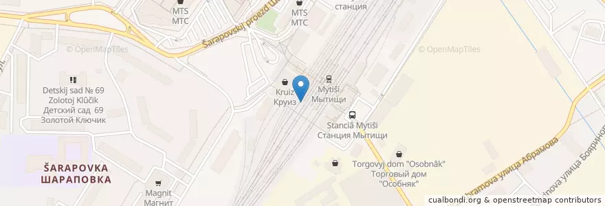 Mapa de ubicacion de СтарДогс en Russie, District Fédéral Central, Oblast De Moscou, Городской Округ Мытищи.
