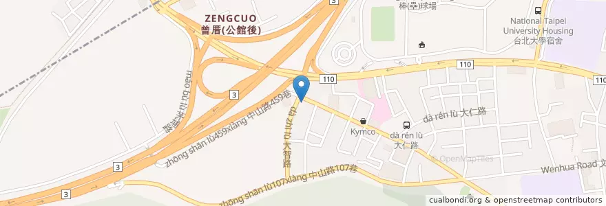 Mapa de ubicacion de 三媽臭臭鍋 en تايوان, تايبيه الجديدة, 三峽區.