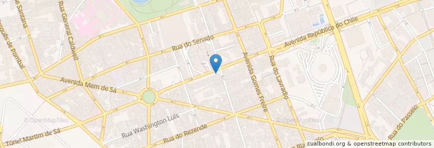 Mapa de ubicacion de Bar e Lanchonete Vitória en ブラジル, 南東部地域, リオ デ ジャネイロ, Região Geográfica Imediata Do Rio De Janeiro, Região Metropolitana Do Rio De Janeiro, Região Geográfica Intermediária Do Rio De Janeiro, リオデジャネイロ.