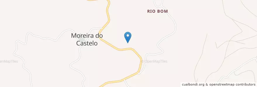 Mapa de ubicacion de Moreira do Castelo en Portekiz, Norte, Braga, Tâmega E Sousa, Celorico De Basto, Moreira Do Castelo.