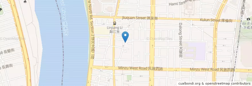 Mapa de ubicacion de 老麵店 en Taiwan, New Taipei, Taipei, Datong District.