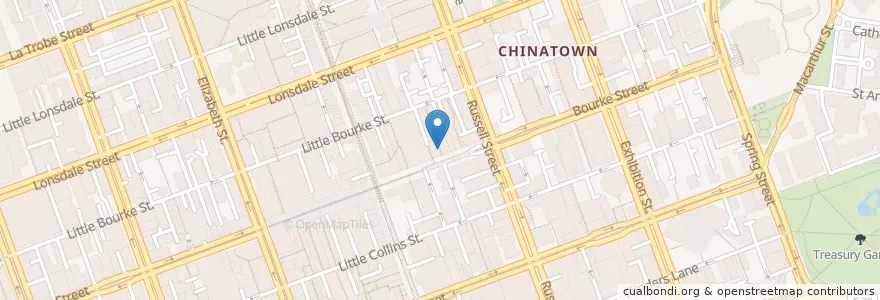 Mapa de ubicacion de Tim Ho Wan en Austrália, Victoria, City Of Melbourne.