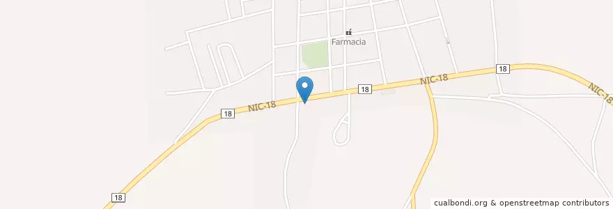 Mapa de ubicacion de ATM BAC en Nicaragua, Masaya, Masatepe (Municipio).