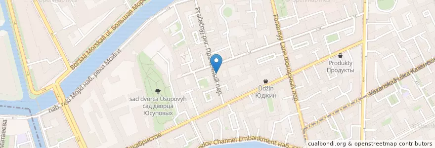 Mapa de ubicacion de Лаор en Russia, Northwestern Federal District, Leningrad Oblast, Saint Petersburg, Адмиралтейский Район, Адмиралтейский Округ.