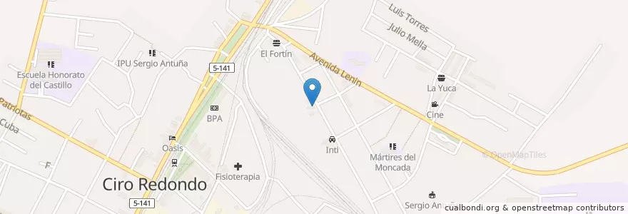 Mapa de ubicacion de Elvis en 古巴, Ciego De Ávila, Ciro Redondo.