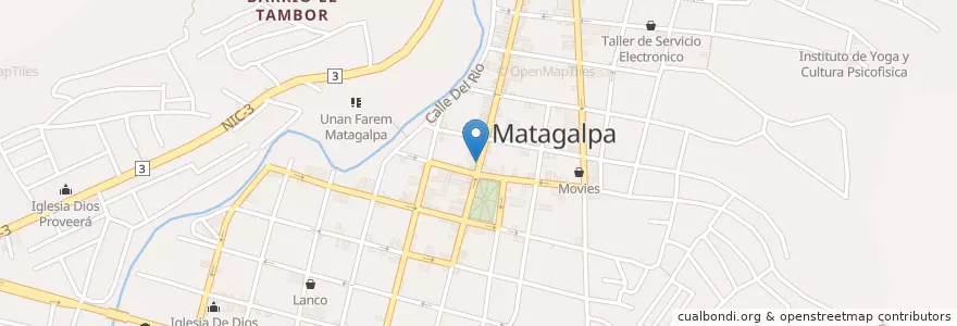 Mapa de ubicacion de Farmacia Alvarado en 尼加拉瓜, Matagalpa, Matagalpa (Municipio).