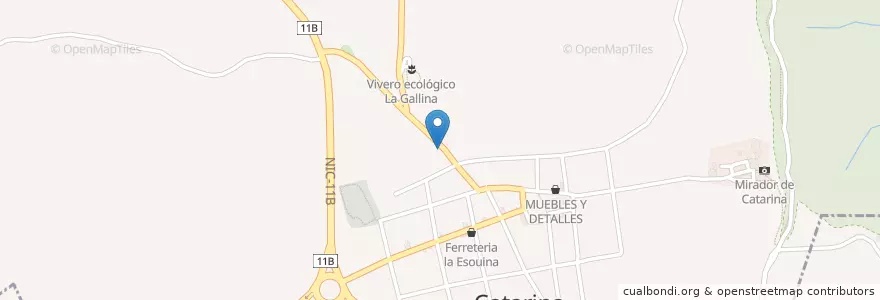 Mapa de ubicacion de RapiBAC en ニカラグア, マサヤ県, Catarina (Municipio).