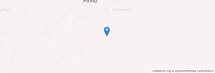 Mapa de ubicacion de Pinho en 포르투갈, 노르트 지방, Vila Real, Alto Tâmega, Boticas, Pinho.