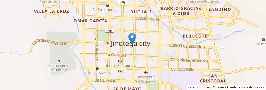 Mapa de ubicacion de Farmacia el Farmaco en Nicaragua, Jinotega, Jinotega (Municipio).