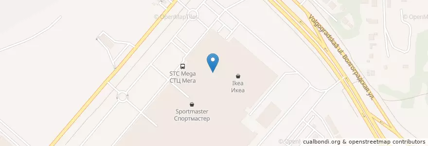 Mapa de ubicacion de Ресторан IKEA en Rusia, Distrito Federal De Siberia, Omsk, Омский Район, Городской Округ Омск.
