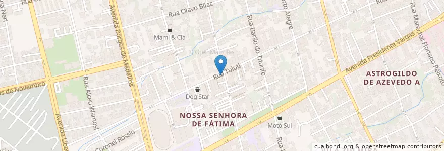 Mapa de ubicacion de Ponto do Xis en 巴西, 南部, 南里奥格兰德, Região Geográfica Intermediária De Santa Maria, Região Geográfica Imediata De Santa Maria, Santa Maria.