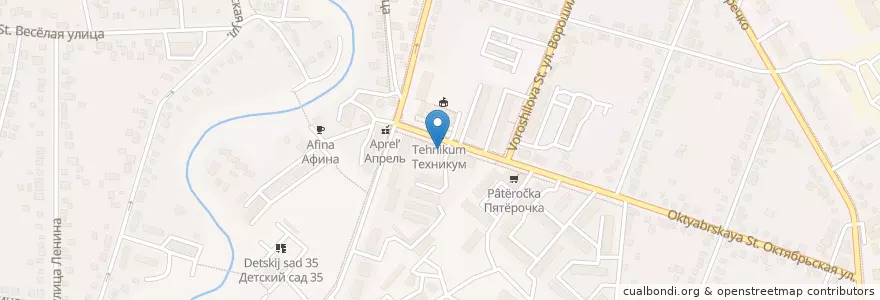 Mapa de ubicacion de El Greco en Rússia, Distrito Federal Do Sul, Krai De Krasnodar, Крымский Район, Крымское Городское Поселение.