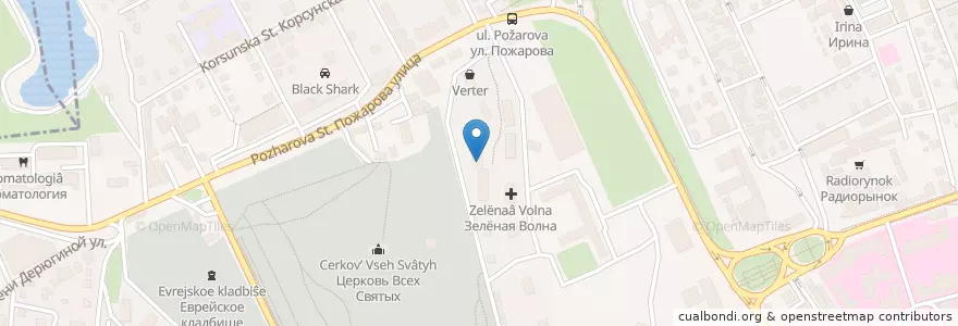 Mapa de ubicacion de Почтовое отделение 299008 en روسيا, منطقة فيدرالية جنوبية, Севастополь, Севастополь, Ленинский Район, Ленинский Округ.