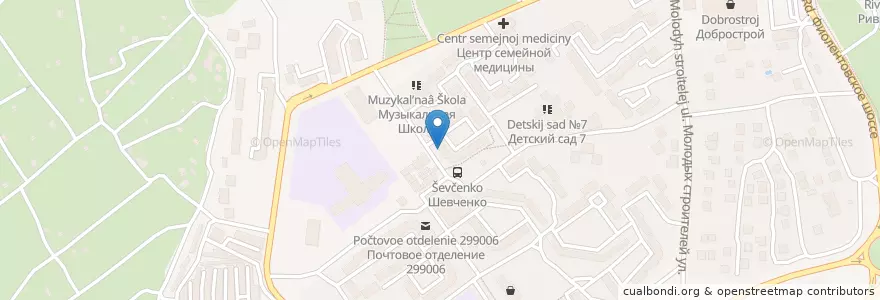 Mapa de ubicacion de РНКБ № 143 en Rusland, Zuidelijk Federaal District, Sebastopol, Севастополь, Гагаринский Район, Гагаринский Округ.