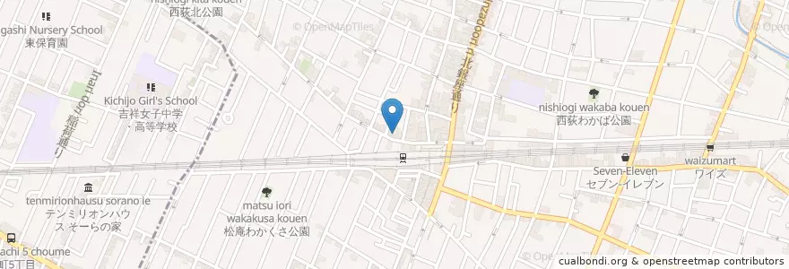 Mapa de ubicacion de あづま en Japón, Tokio, Suginami.