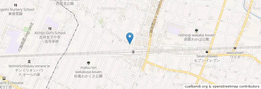 Mapa de ubicacion de とくだ薬局 en 日本, 东京都/東京都, 杉並区.