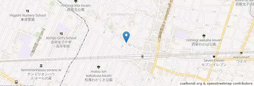 Mapa de ubicacion de 神楽茶楼 en Japan, Tokio, 杉並区.