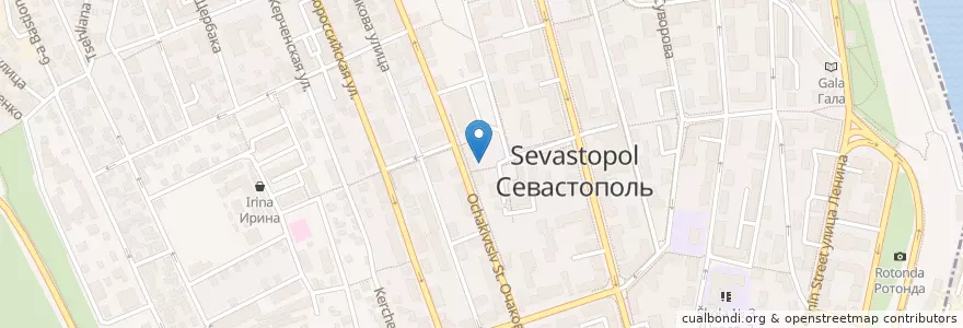 Mapa de ubicacion de Золотая кофейня en Russia, South Federal District, Sevastopol, Sevastopol, Ленинский Район, Ленинский Округ.