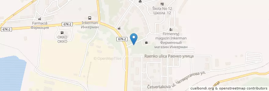 Mapa de ubicacion de РНКБ en Rusland, Zuidelijk Federaal District, Sebastopol, Севастополь, Балаклавский Район, Инкерман.