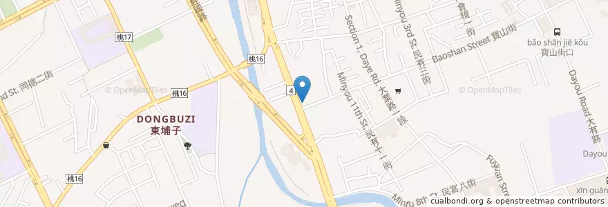 Mapa de ubicacion de 上禾味永和豆漿大王 en 臺灣, 桃園市, 桃園區.