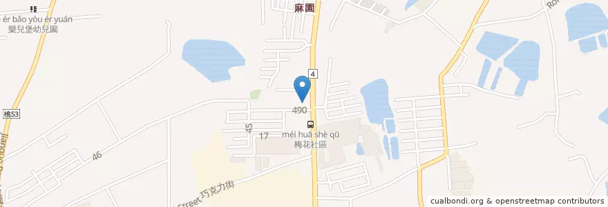 Mapa de ubicacion de 貴族世家 en 臺灣, 桃園市, 八德區.