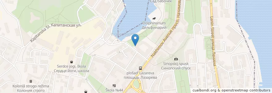 Mapa de ubicacion de IL Патио en Rússia, Distrito Federal Do Sul, Sebastopol, Севастополь, Ленинский Район, Ленинский Округ.