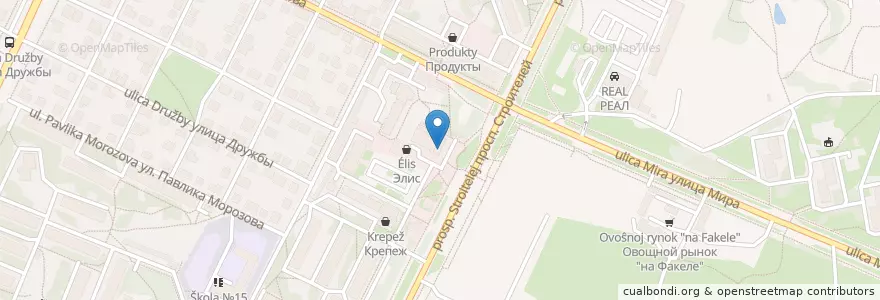 Mapa de ubicacion de Семейная аптека en Rusland, Centraal Federaal District, Владимирская Область, Городской Округ Владимир.