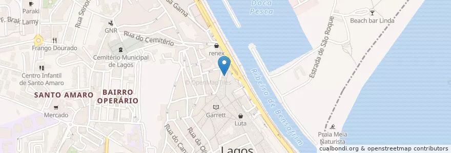 Mapa de ubicacion de Mamma Mia en Portekiz, Algarve, Algarve, Faro, Lagos, São Gonçalo De Lagos.