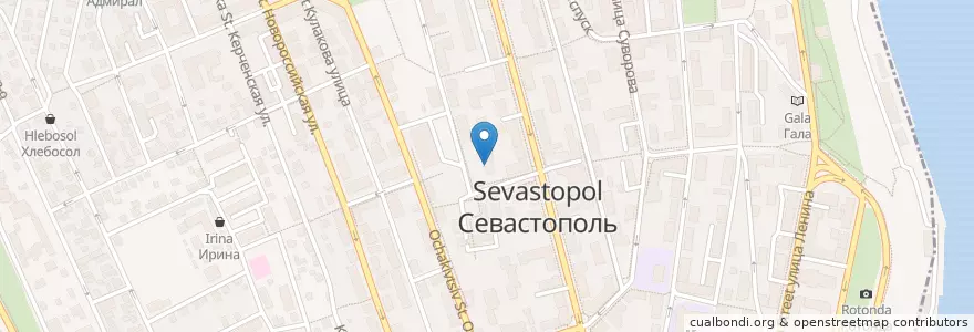 Mapa de ubicacion de Арт-бар Propaganda en Russia, South Federal District, Sevastopol, Sevastopol, Ленинский Район, Ленинский Округ.
