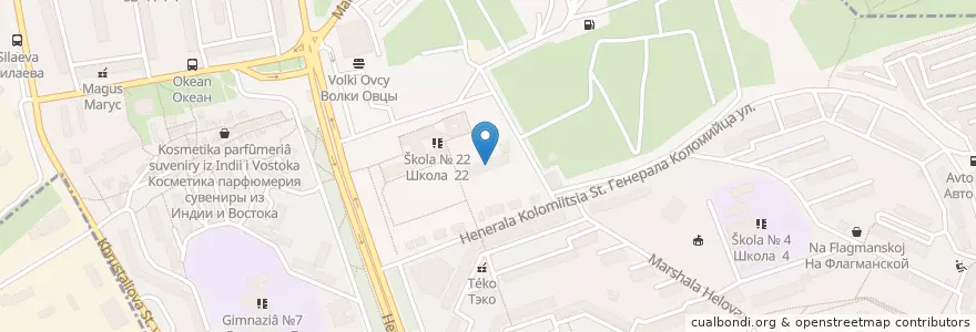 Mapa de ubicacion de Детский сад № 107 en Russland, Föderationskreis Südrussland, Sewastopol, Sewastopol, Rajon Lenin, Bezirk Lenin.