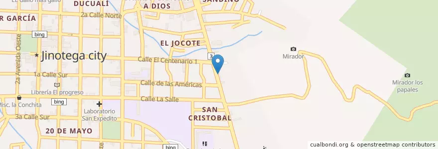 Mapa de ubicacion de Farmacia San José en نیکاراگوئه, Jinotega, Jinotega (Municipio).