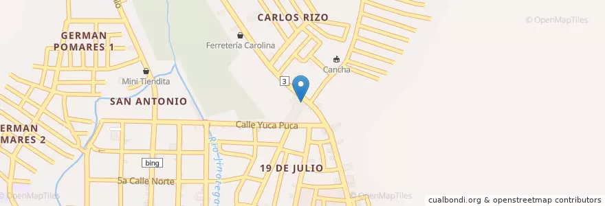 Mapa de ubicacion de Farmacia Cristo Rey en Nikaragua, Jinotega, Jinotega (Municipio).