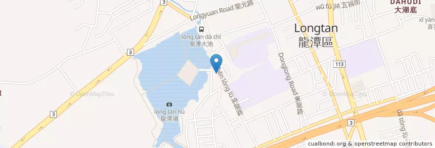 Mapa de ubicacion de 大楊梅鵝莊 en Taiwan, Taoyuan, 龍潭區.