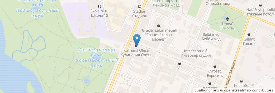 Mapa de ubicacion de О'Эль en Russia, Northwestern Federal District, Leningrad Oblast, Gatchinsky District, Гатчинское Городское Поселение.