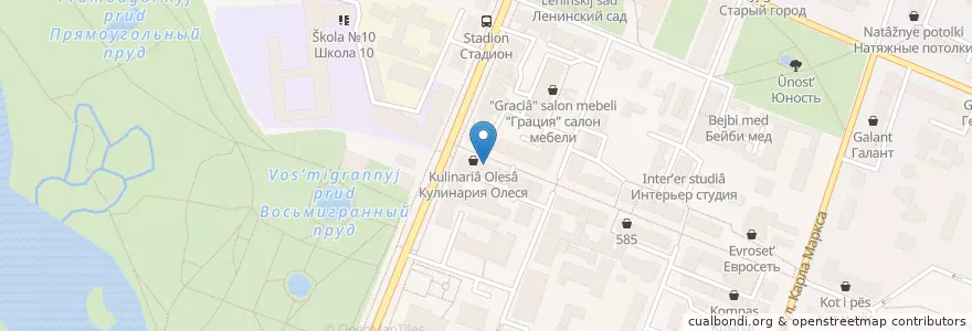 Mapa de ubicacion de Восточный en Russia, Northwestern Federal District, Leningrad Oblast, Gatchinsky District, Гатчинское Городское Поселение.
