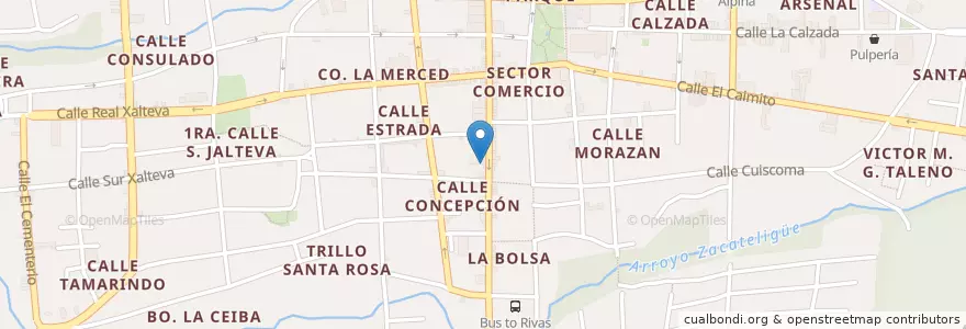 Mapa de ubicacion de Clínica Dental en Nicaragua, Granada, Granada (Municipio).