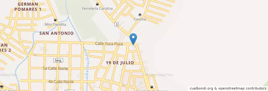 Mapa de ubicacion de Nic el Pollo en Nikaragua, Jinotega, Jinotega (Municipio).
