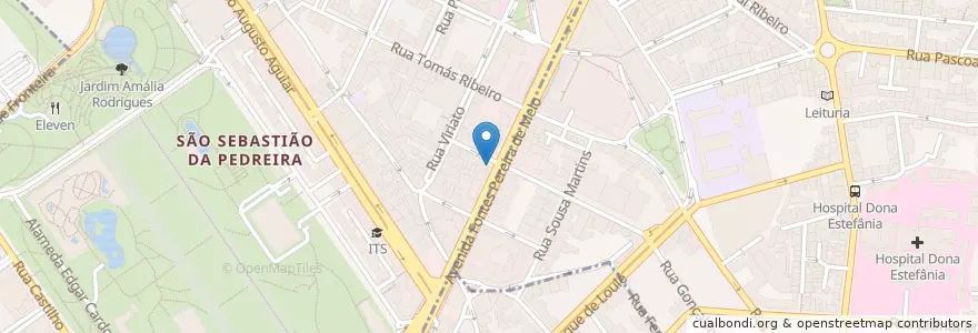 Mapa de ubicacion de Casa Mourisca en پرتغال, Área Metropolitana De Lisboa, Lisboa, Grande Lisboa, لیسبون.