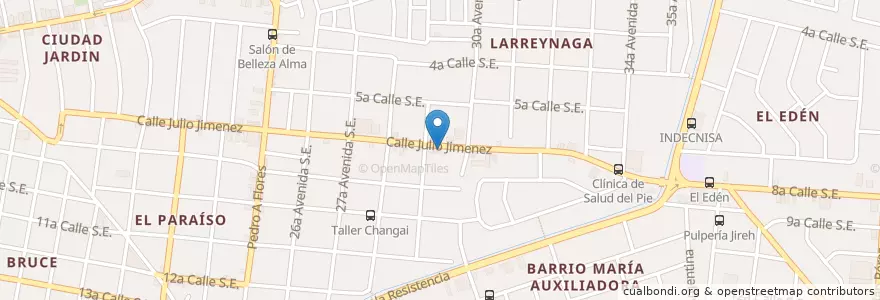 Mapa de ubicacion de Rapi BAC en Nicarágua, Departamento De Managua, Managua (Municipio).