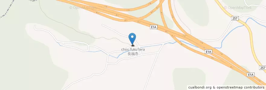 Mapa de ubicacion de 長福寺 en Jepun, 静岡県, 浜松市, 北区.