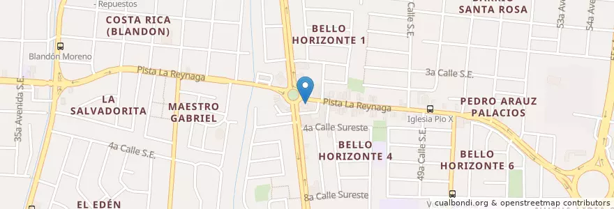 Mapa de ubicacion de Sixt Rent a Car-Bello Horizonte en Nicaragua, Departamento De Managua, Managua (Municipio).
