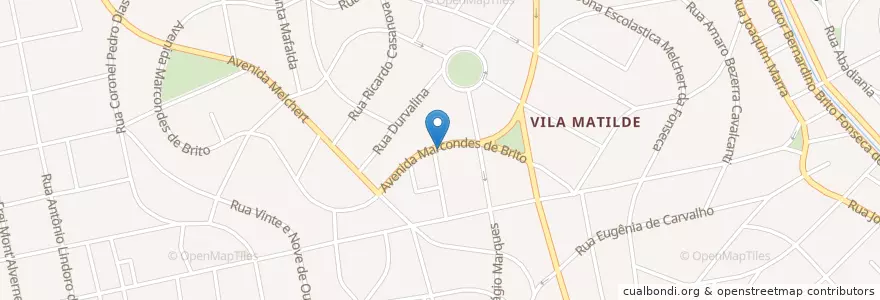 Mapa de ubicacion de UBS Vila Matilde en Бразилия, Юго-Восточный Регион, Сан-Паулу, Região Geográfica Intermediária De São Paulo, Região Metropolitana De São Paulo, Região Imediata De São Paulo, Сан-Паулу.