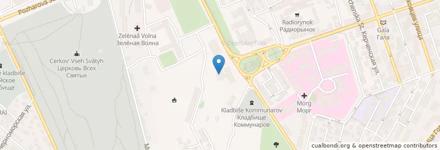 Mapa de ubicacion de Государственная администрация Ленинского района en Russland, Föderationskreis Südrussland, Sewastopol, Sewastopol, Rajon Lenin, Bezirk Lenin.
