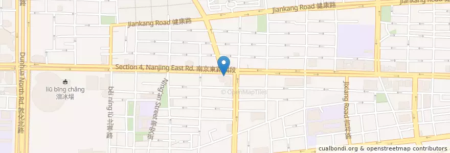 Mapa de ubicacion de 春水堂 en Taiwan, New Taipei, Taipei, Songshan District.