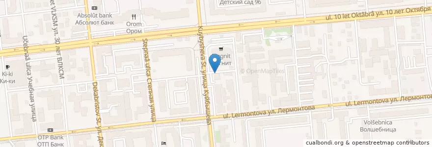 Mapa de ubicacion de Мойкар en Rusland, Federaal District Siberië, Омская Область, Омский Район, Городской Округ Омск.