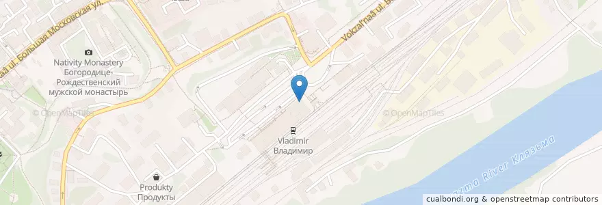 Mapa de ubicacion de Миллениум банк en Rússia, Distrito Federal Central, Владимирская Область, Городской Округ Владимир.