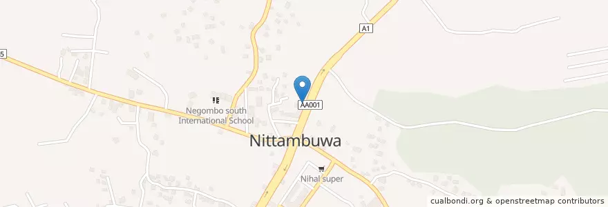 Mapa de ubicacion de NDB Bank en スリランカ, 西部州, ガンパハ県.